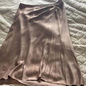 Chic A-Line Tan Skirt